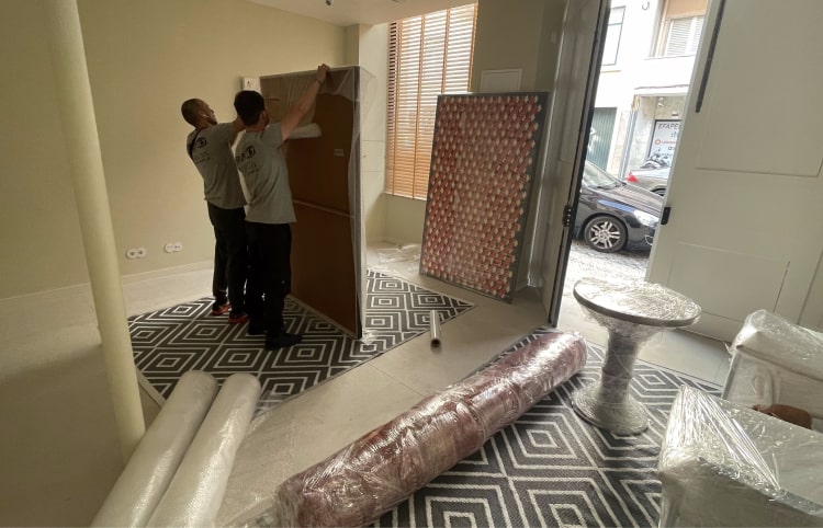 Projeto de transporte e mudanças Karga24.7 em Lisboa
